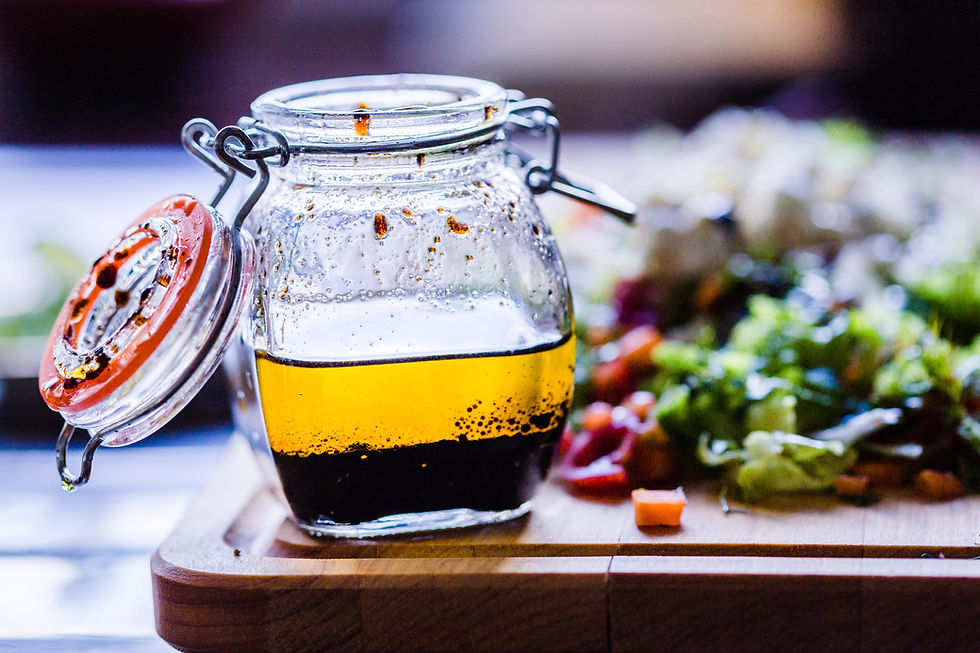 vinaigrette minceur huile d'olive vinaigre balsamique