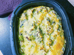 Gratin de boulgour aux lardons dans l'ultra pro 2l Tupperware