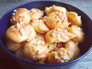 Chouquettes faciles, recette Tupperware