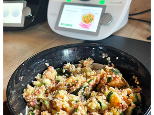 Recette du taboulé maison au boulgour au Thermomix TM6