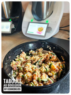 Recette du taboulé maison au boulgour au Thermomix TM6