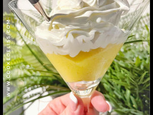 Sorbet mangue ananas au Thermomix et chantilly au speedy chef 2 Tupperware