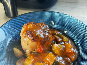 Recette express des paupiettes, ratatouille dans l'Air Fryer Tupperware