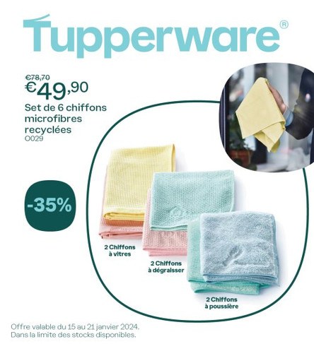 lot de microfibre