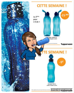 Les promotions Tupperware pour la journée Mondiale de l'eau