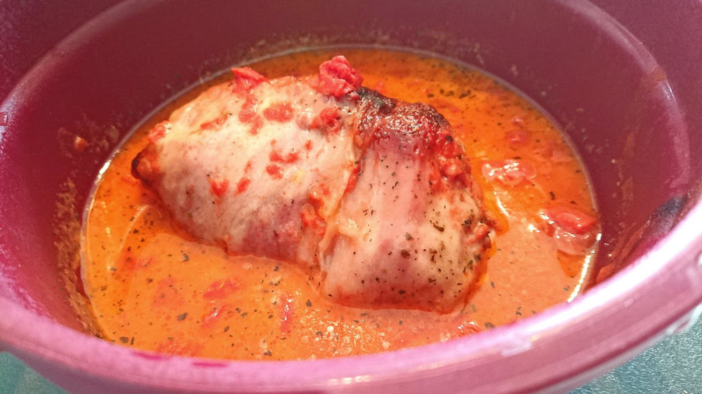 Roti De Porc à Litalienne Au Micro Minute Tupperware