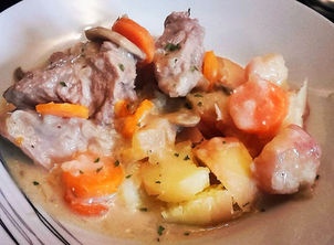 Blanquette de veau au vin blanc dans la cocotte ultra pro Tupperware