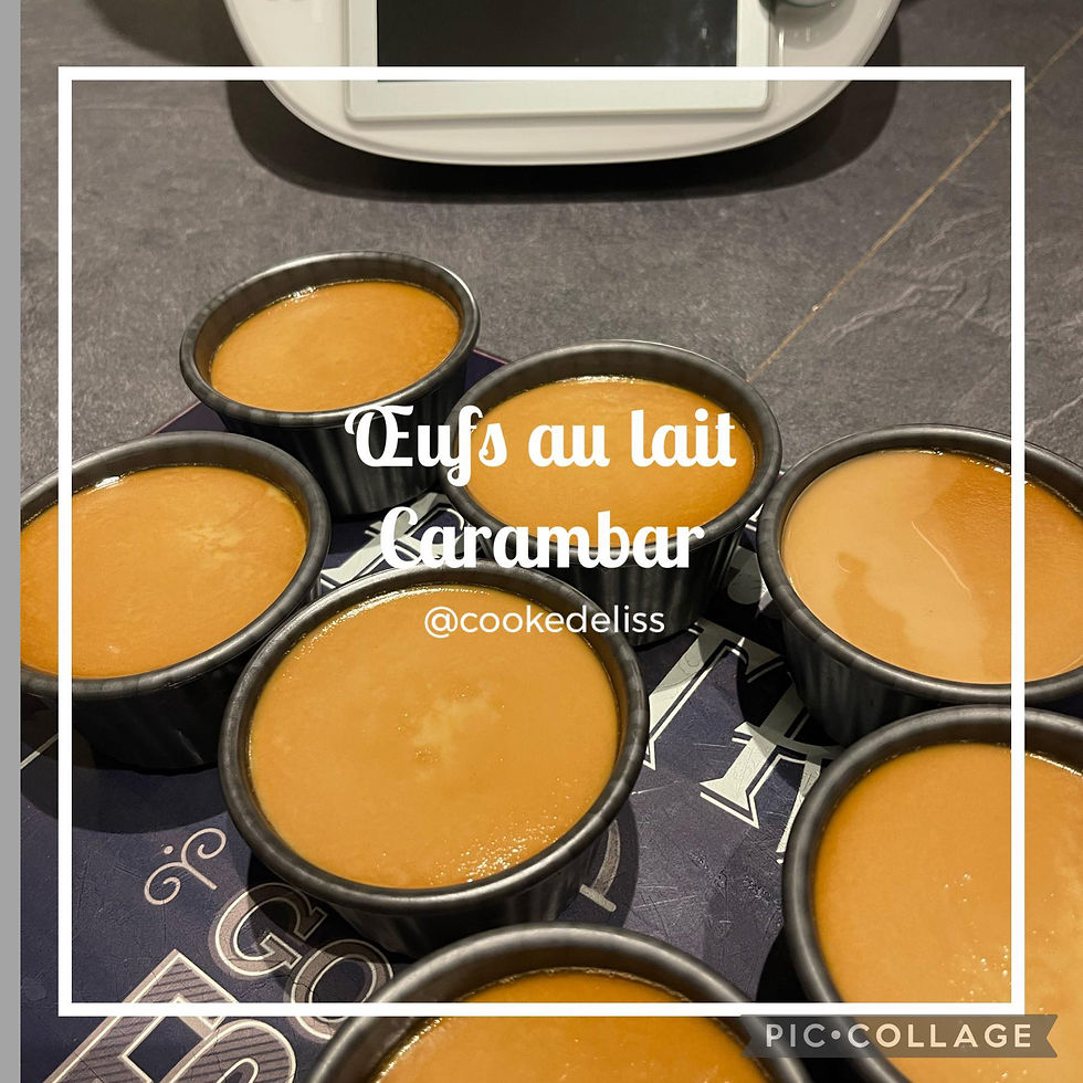 Oeufs au lait au Carambar au Thermomix
