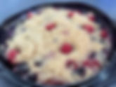 Crumble pommes fruits rouges dans le micro 3 Tupperware