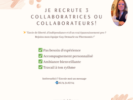 recrutement GUY DEMARLE ET THERMOMIX