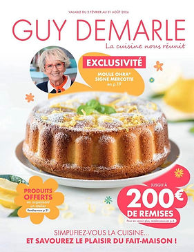 page de garde catalogue Guy Demarle Février 2026 avec Mercotte