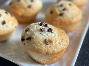 Muffins flocons d'avoine et pépites de chocolat