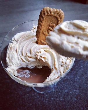 Recette de Crème Chocolat Façon Danette et Chantilly Spéculoos