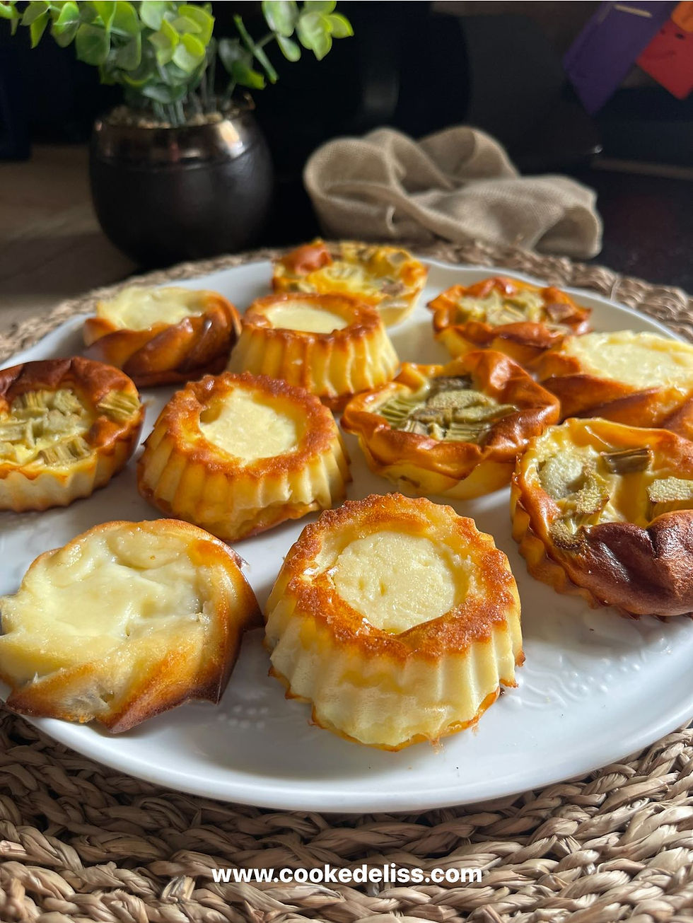 Clafoutis Rhubarbe fromage blanc