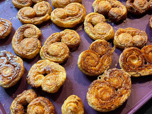 Recette facile des palmiers sucrés avec une pâte feuilletée en vidéo