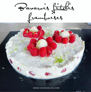 Recette facile du bavarois litchis framboise au Thermomix