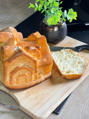 pain de mie moule chalet Guy Demarle, découpe