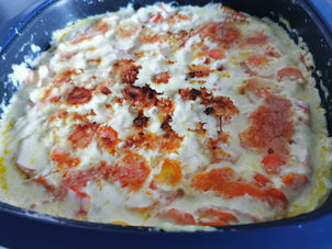 Gratin de carottes au Munster au micro pro grill Tupperware