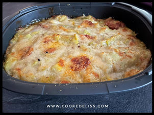 gratin pommes de terre poireau chorizo Thermomix