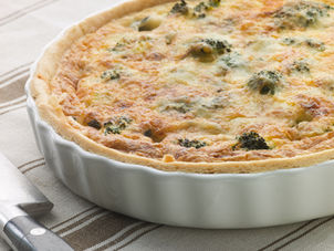 Recette facile du Clafoutis léger brocoli et Roquefort