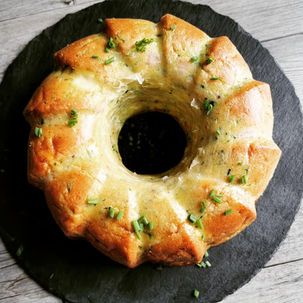 Cake au camembert courgettes dans le moule à brioche Tupperware