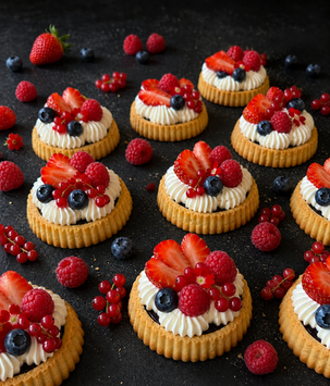 tartelettes aux fruits rouges moule tartelettes renversées Guy Demarle