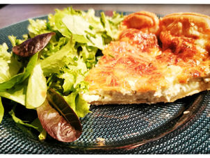 Recette de la tarte aux 3 fromages, roquefort, fromage blanc, emmental