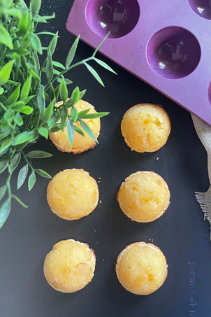 Dômes tatin aux pommes dans le moule à dômes Tupperware