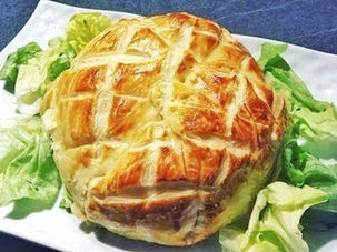 Recette facile du camembert feuilleté au jambon