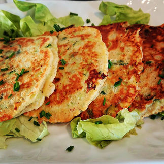 blinis courgettes