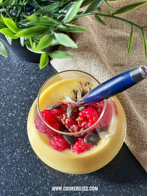 Faites le Plein de Vitamines avec ce Smoothie Bowl Mangue-Ananas-Banane au Thermomix