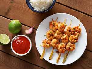 Air Fryer Tupperware : L'Incontournable pour des Brochettes de Crevettes Épicées Irrésistibles