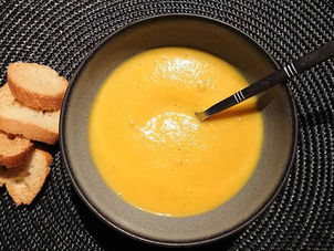 Soupe d'automne potiron carottes à la cocotte minute