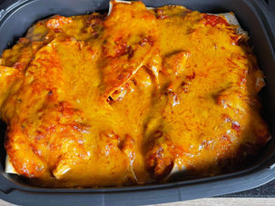 Enchiladas poulet cheddar dans l'ultra pro 3.3 l Tupperware !