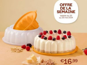 Découvrez le Grand Moule Couronne Tupperware : Votre Allié pour des Créations Uniques !