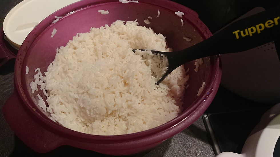 Riz basmati au maxi cuiseur à riz Tupperware