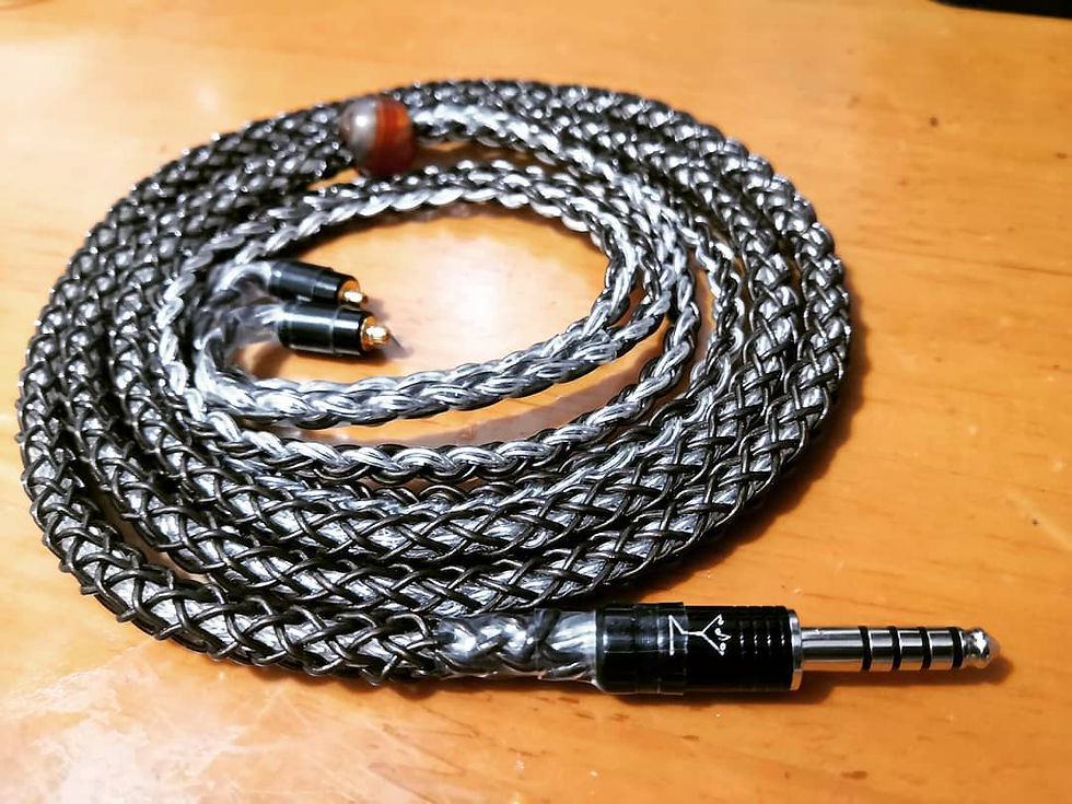 縮圖：究極16絞單晶純銀銅耳機線 升級線