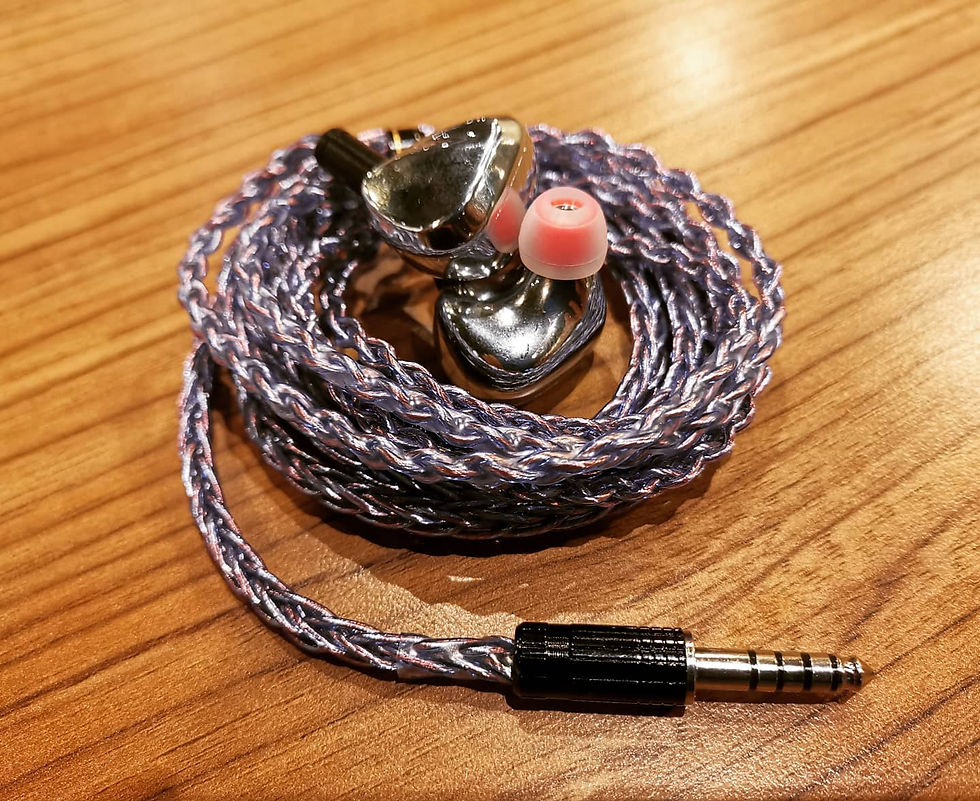縮圖：粗芯7N單晶銅鍍銀合拼升級線耳機線