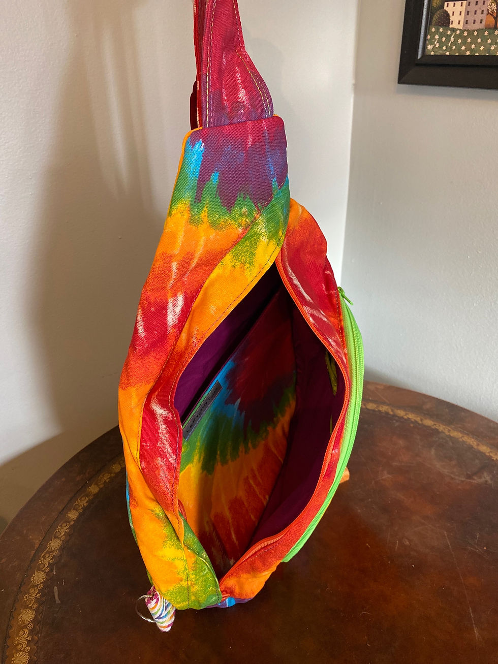 Thumbnail: Tie dye sling bag