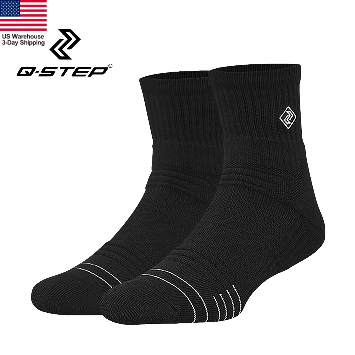 Men's Basketball Crew Socks – 3 Pairs