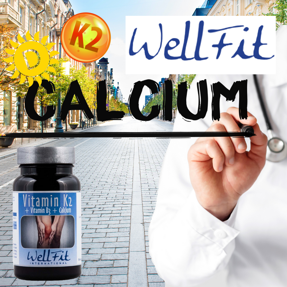 Vitamin K2 + Vitamin D3 + Calcium - 60 Kapseln