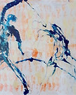 Dance - monoprint 20x20cm