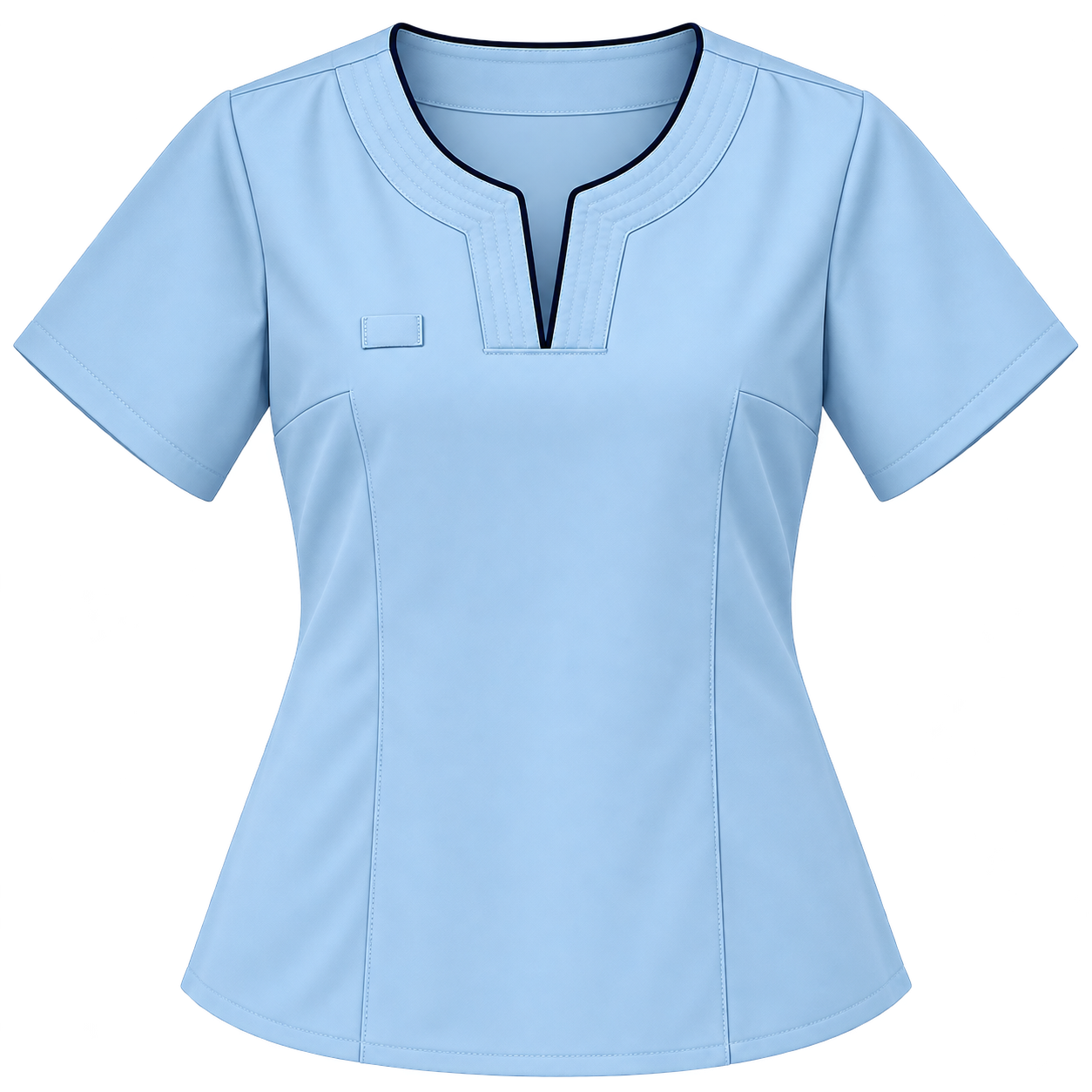 Blusa Feminina Gola Pespontada e Viés