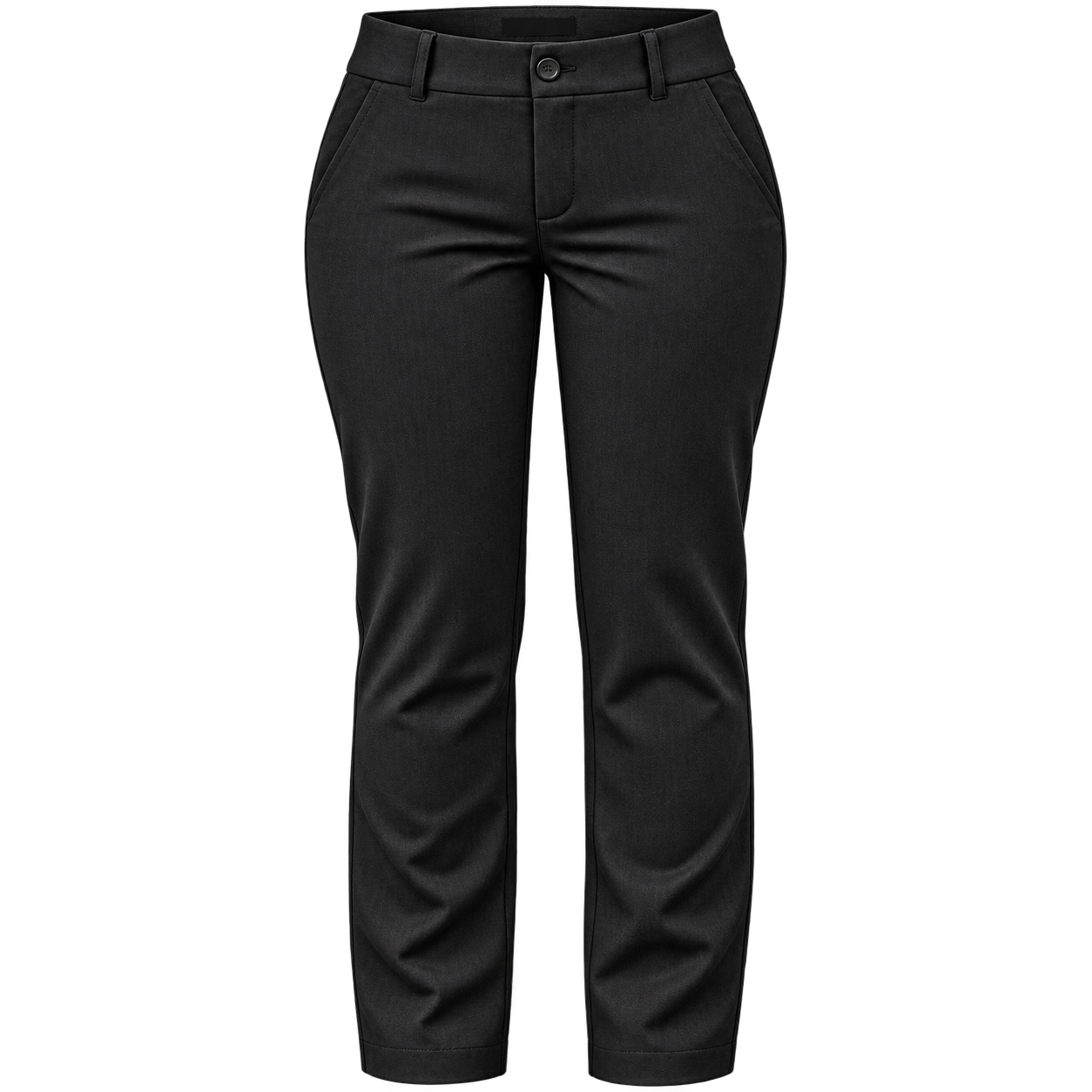 Calça Social Feminina Cós Confort Bolso Faca