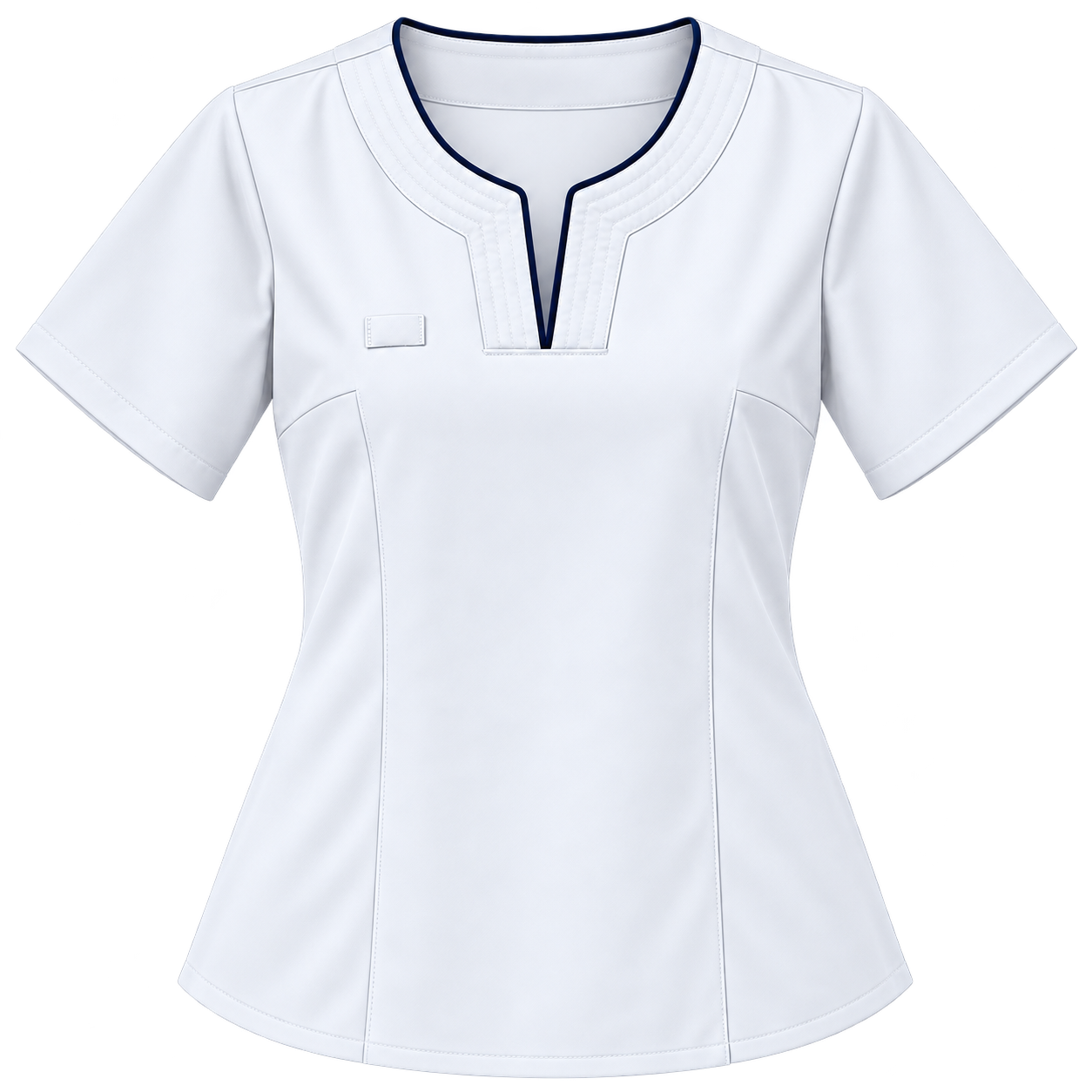 Blusa Feminina Gola Pespontada e Viés
