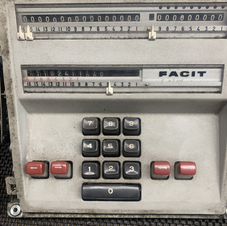 Vintage Facit mechanical calculator - 1965