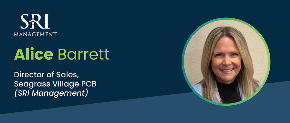 October User of The Month: Alice Barrett, Director of Sales at Seagrass Village PCB