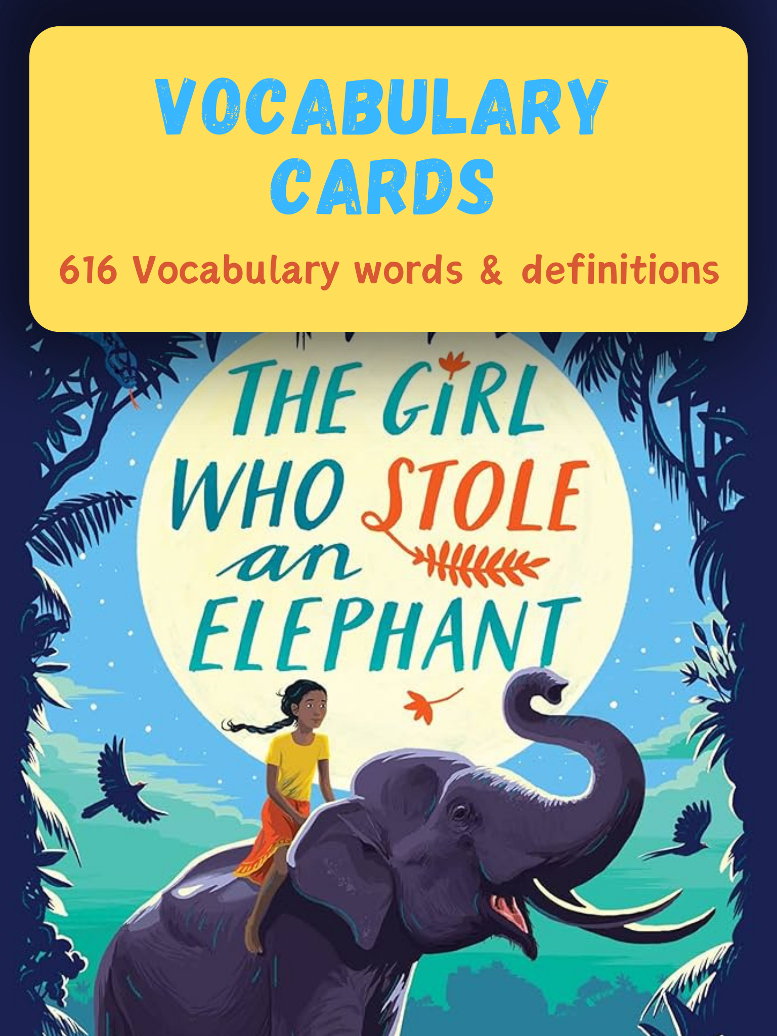 Vocabulary Cards: The Girl Who Stole An Elephant