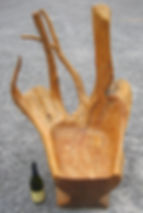 AWF-113 teak root chair $400