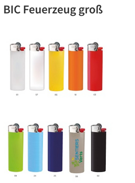 Bic Feuerzeug groß Werbefeuerzeug druck logo.png